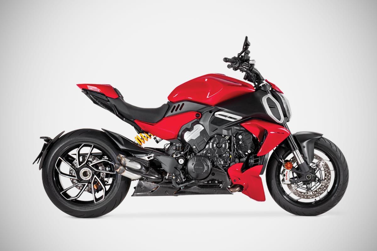 ZARD 'PREDATOR' Four Outlet Exhaust for Ducati Diavel V4 ZARD 'PREDATOR' Four Outlet Exhaust for Ducati Diavel V4